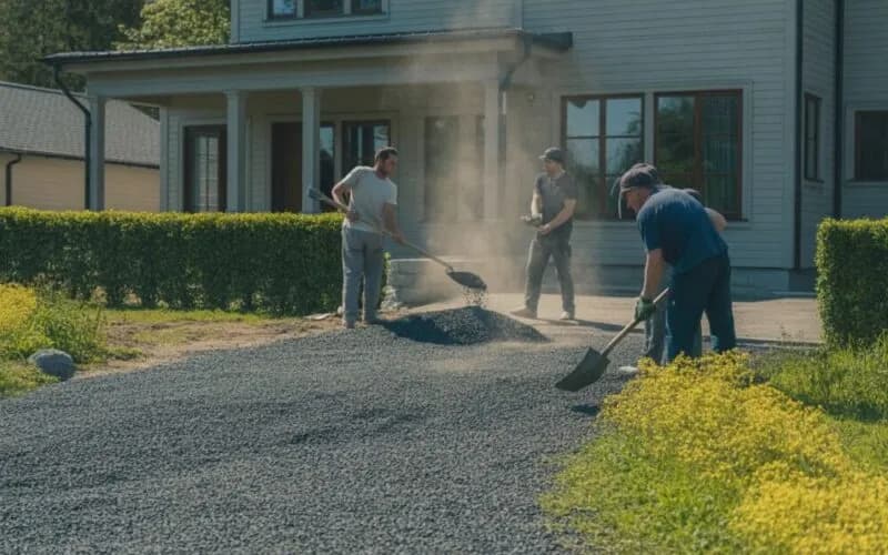 Jak wykonać podjazd z tłucznia - krok po kroku bez zbędnych kosztów
