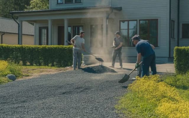 Jak wykonać podjazd z tłucznia - krok po kroku bez zbędnych kosztów